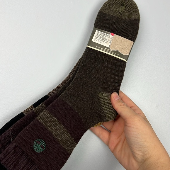 Timberland kids wool blend crew socks NWT 2 pack - Picture 4 of 6